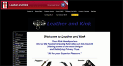 Desktop Screenshot of leatherandkink.com